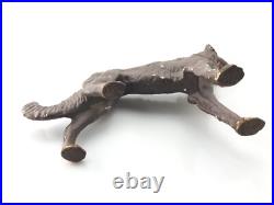 Antique Hubley 16 Borzoi Whippet Wolfhound Cast Iron Dog Doorstop Statue Rare