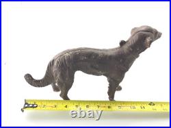 Antique Hubley 16 Borzoi Whippet Wolfhound Cast Iron Dog Doorstop Statue Rare