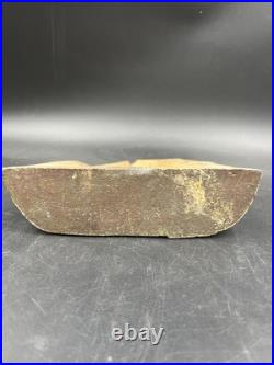 Antique Hubley #211 Cast Iron Doorstop Cape Cod Cottage Shape. Original Paint