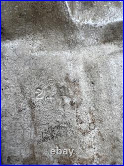 Antique Hubley #211 Cast Iron Doorstop Cape Cod Cottage Shape. Original Paint