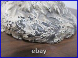 Antique Hubley 335 Cast Iron Cat Doorstop Very Nice Antique Condition F/s Antique Hubley 335 Cast Iron Cat Doorstop Very Nice Antique Condition F/s