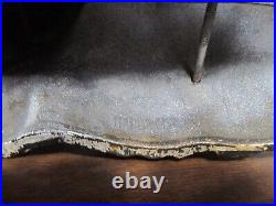 Antique Hubley 335 Cast Iron Cat Doorstop Very Nice Antique Condition F/s Antique Hubley 335 Cast Iron Cat Doorstop Very Nice Antique Condition F/s