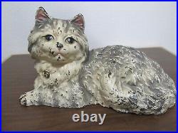 Antique Hubley 335 Cast Iron Cat Doorstop Very Nice Antique Condition F/s Antique Hubley 335 Cast Iron Cat Doorstop Very Nice Antique Condition F/s