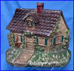 Antique Hubley COTTAGE Cast Iron Door stop