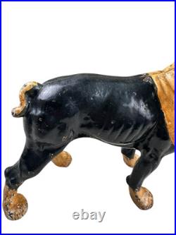 Antique Hubley Cast Iron Boston Terrier Dog Door Stop
