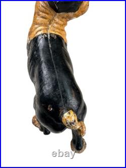 Antique Hubley Cast Iron Boston Terrier Dog Door Stop