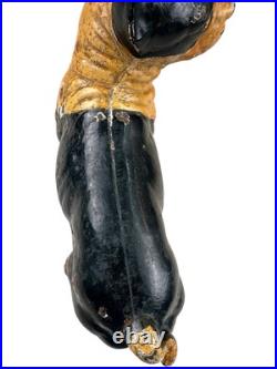 Antique Hubley Cast Iron Boston Terrier Dog Door Stop