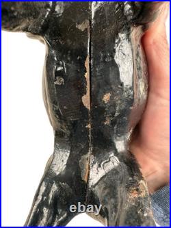 Antique Hubley Cast Iron Boston Terrier Dog Door Stop