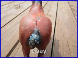 Antique Hubley Cast Iron Chestnut Brown Percheron Draft Horse Original Door Stop