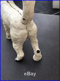 Antique Hubley Cast Iron Dog Art Statue Sculpture Doorstop