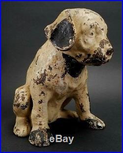 Antique Hubley Cast Iron Puppy Dog Doorstop