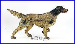 Antique Hubley Cast Iron Xlarge 15 Long Doorstop Hunting Setter Pointer Dog