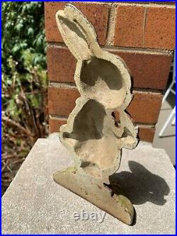 Antique Hubley Cat. #86 Cast Iron Peter Rabbit Doorstop