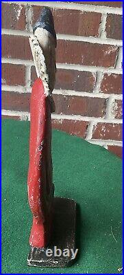 Antique Hubley Clown 2-sided doorstop, painted, 10 1/2 inches tall, 5+ lbs