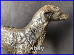 Antique Hubley Doorstop Large Borzoi Russian Wolfhound Dog Statue #211