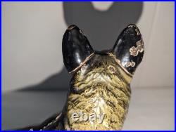 Antique Hubley Figural Cast Iron German Shepard Dog Doorstop