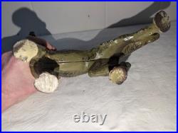 Antique Hubley Figural Cast Iron German Shepard Dog Doorstop