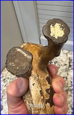 Antique Hubley German Shepherd Dog Cast Iron Door Stop 9.25H 10L Original