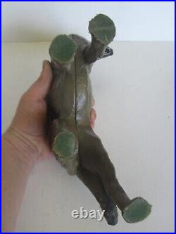 Antique Hubley German Shepherd Dog Cast Iron Door Stop (Great Paint)