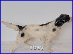 Antique Hubley Hunting Gun Dog Decoy Pointer Retriever Cast Iron Doorstop Statue Antique Hubley Hunting Gun Dog Decoy Pointer Retriever Cast Iron Doorstop Statue