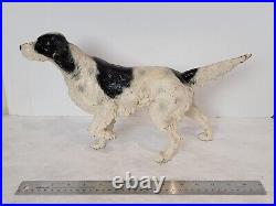 Antique Hubley Hunting Gun Dog Decoy Pointer Retriever Cast Iron Doorstop Statue Antique Hubley Hunting Gun Dog Decoy Pointer Retriever Cast Iron Doorstop Statue