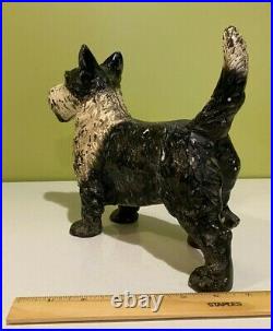 Antique Hubley Littco Cast iron Scottish Terrier Scottie Dog Doorstop Original