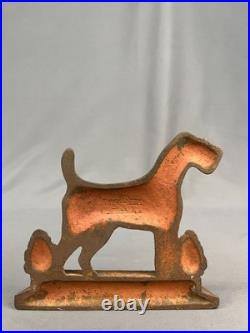 Antique Hubley MY PAL CAST IRON TERRIER Dog Doorstop 1929