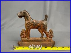 Antique Hubley MY PAL CAST IRON TERRIER Dog Doorstop 1929