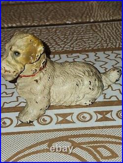 Antique Hubley Pa Solid Cast Iron Sealyham Terrier Dog Paperweight