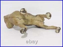 Antique Hubley Right Facing 10 Boston Terrier Dog Cast Iron Doorstop