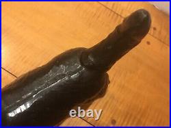 Antique Hubley Scottie Dog Cast Iron Door Stop Scottish Terrier Black 11 #305 Antique Hubley Scottie Dog Cast Iron Door Stop Scottish Terrier Black 11 #305