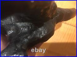 Antique Hubley Scottie Dog Cast Iron Door Stop Scottish Terrier Black 11 #305 Antique Hubley Scottie Dog Cast Iron Door Stop Scottish Terrier Black 11 #305
