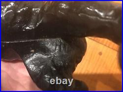 Antique Hubley Scottie Dog Cast Iron Door Stop Scottish Terrier Black 11 #305 Antique Hubley Scottie Dog Cast Iron Door Stop Scottish Terrier Black 11 #305