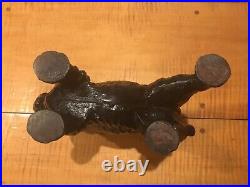 Antique Hubley Scottie Dog Cast Iron Door Stop Scottish Terrier Black 11 #305 Antique Hubley Scottie Dog Cast Iron Door Stop Scottish Terrier Black 11 #305