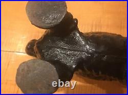 Antique Hubley Scottie Dog Cast Iron Door Stop Scottish Terrier Black 11 #305 Antique Hubley Scottie Dog Cast Iron Door Stop Scottish Terrier Black 11 #305