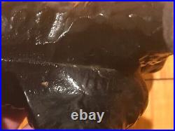 Antique Hubley Scottie Dog Cast Iron Door Stop Scottish Terrier Black 11 #305 Antique Hubley Scottie Dog Cast Iron Door Stop Scottish Terrier Black 11 #305