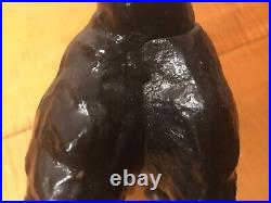 Antique Hubley Scottie Dog Cast Iron Door Stop Scottish Terrier Black 11 #305 Antique Hubley Scottie Dog Cast Iron Door Stop Scottish Terrier Black 11 #305