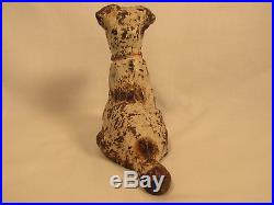 Antique Hubley Solid Cast Iron Fox Terrier Dog Figurine Doorstop