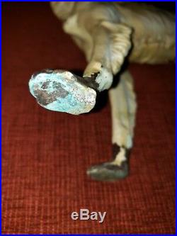 Antique Hubley Whipet Borzoi Greyhound Wolf Cast Iron Doorstop Statue Dog