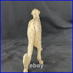 Antique Hubley Whipet Borzoi Wolf Hound Cast Iron Doorstop Statue 16