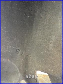 Antique Hubley singed german shepherd dog door stop book ends pair original #275