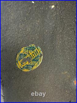 Antique Hubley singed german shepherd dog door stop book ends pair original #275