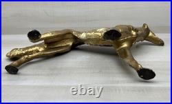Antique Iron Door Stop Dog Whippet Greyhound Wolfhound Hubley Style Cast Iron