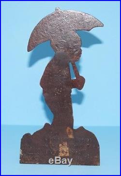 Antique Little Black Sambo Cast Iron Figural Doorstop Lake Geneva, Wisconsin