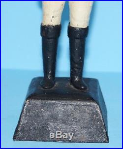 Antique Rare Black Jockey Cast Iron Doorstop B. B. Butt Baltimore, Md. 1900-1920