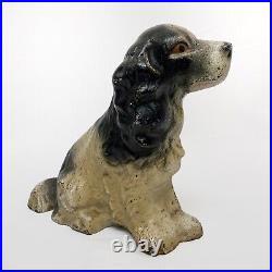 Antique Rare Wilton Products Cast Iron 6.5 Cocker Spaniel Dog Doorstop/Bookend Antique Rare Wilton Products Cast Iron 6.5 Cocker Spaniel Dog Doorstop/Bookend