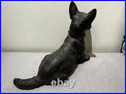 Antique Sitting Scotty Scottish Terrier Cast Iron Dog Doorstop 16 Hubley Antique Sitting Scotty Scottish Terrier Cast Iron Dog Doorstop 16 Hubley