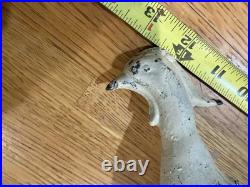 Antique Solid Cast Iron Bird Pheasant Statue Doorstop Garden Decor