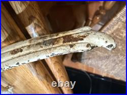 Antique Solid Cast Iron Bird Pheasant Statue Doorstop Garden Decor