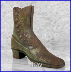 Antique Traditional Cast Iron Western Boot Shoe Store Display Doorstop